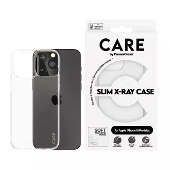 PanzerGlass CARE™ by ® X-Ray Case iPhone 15 Pro Max, Cover, Apple, Apple - iPhone 15 Pro Max, Transparent