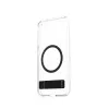 PanzerGlass CARE™ by ® Case Transparent w. Black Kickstand & Qi Compatible Samsung Galaxy S25