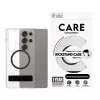 PanzerGlass CARE™ by ® Case Transparent w. Black Kickstand & Qi Compatible Samsung Galaxy S25 Ultra