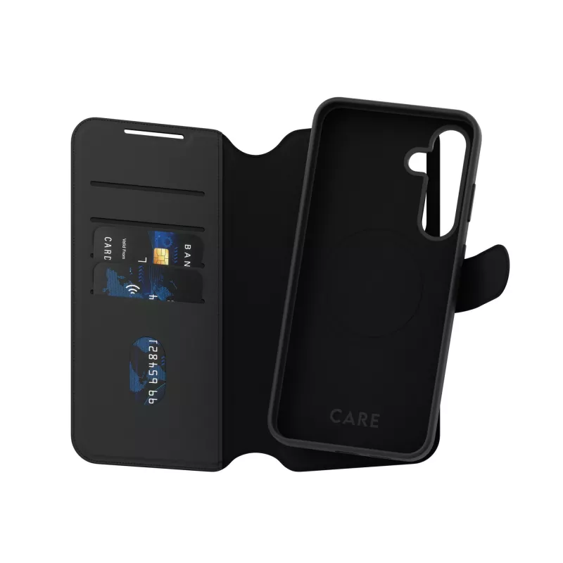 PanzerGlass CARE™ by ® Tango 2-in-1 Wallet Case w. Qi Compatible Samsung Galaxy S25+