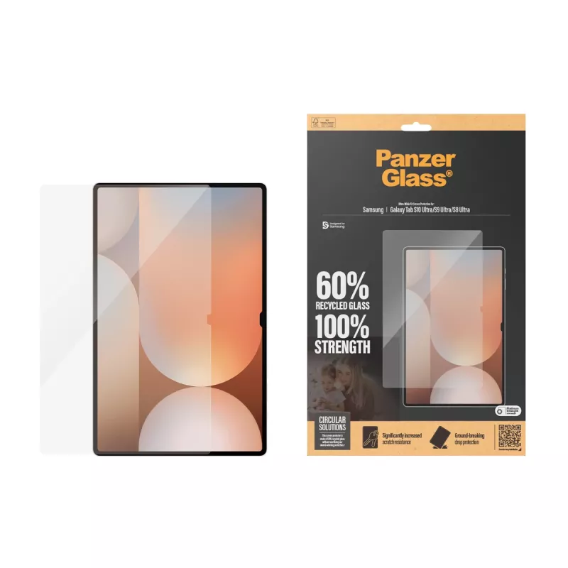 PanzerGlass ® Screen Protector Samsung Galaxy Tab S8 Ultra | S9 Ultra | S10 Ultra | Ultra-Wide Fit
