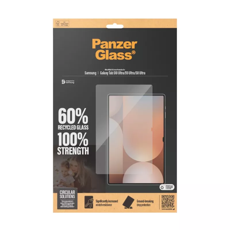 PanzerGlass ® Screen Protector Samsung Galaxy Tab S8 Ultra | S9 Ultra | S10 Ultra | Ultra-Wide Fit