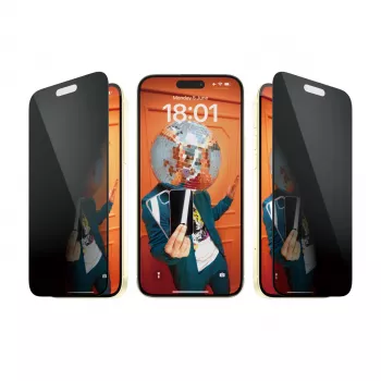 PanzerGlass ® Privacy Screen Protector iPhone 15 Plus | Ultra-Wide Fit