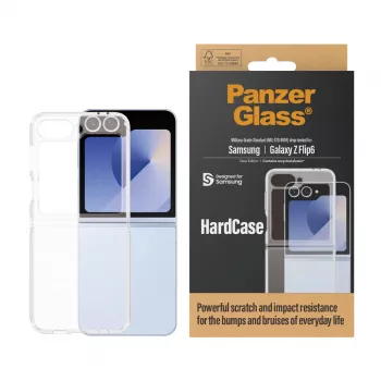 PanzerGlass ® HardCase Transparent Samsung Galaxy Z Flip6, Cover, Samsung, Samsung - Galaxy Z Flip6, Transparent