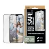 PanzerGlass SAFE. by ® Screen Protection w. Black Frame iPhone 16 Plus | 15 Plus | Ultra-Wide Fit