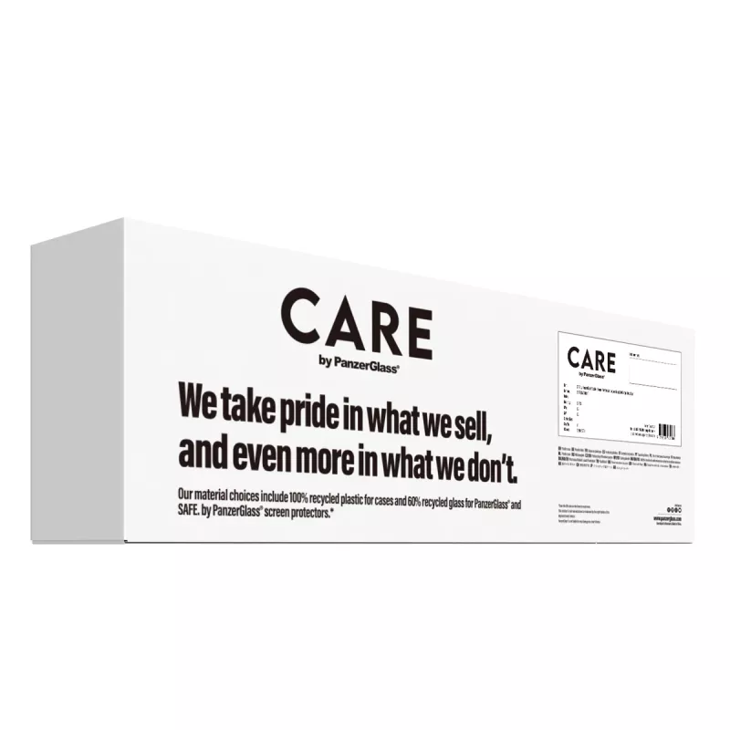 PanzerGlass CARE™ by ® Samba Case Transparent w. White Qi Compatible iPhone 17e | 16e