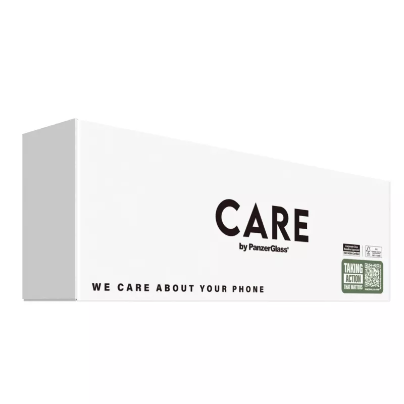 PanzerGlass CARE™ by ® Samba Case Transparent w. White Qi Compatible iPhone 17e | 16e