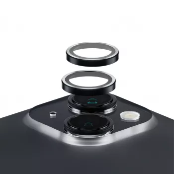 PanzerGlass ® Hoops® Camera Lens Protector Black iPhone 15 | 15 Plus