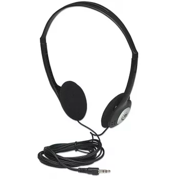 Headphones MANHATTAN Stereo 3.5mm black