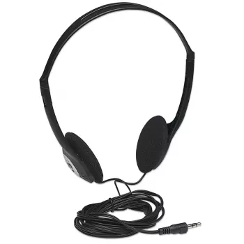 Headphones MANHATTAN Stereo 3.5mm black