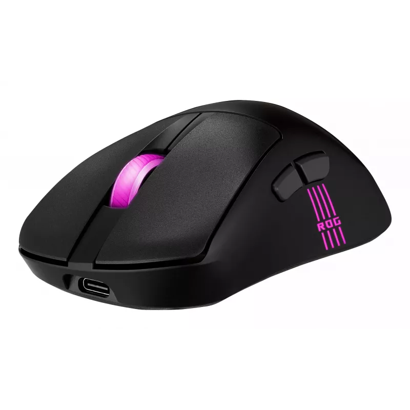 ASUS ROG Keris II Origin BLK mouse Gaming Right-hand RF Wireless + Bluetooth + USB Type-A Optical 42000 DPI