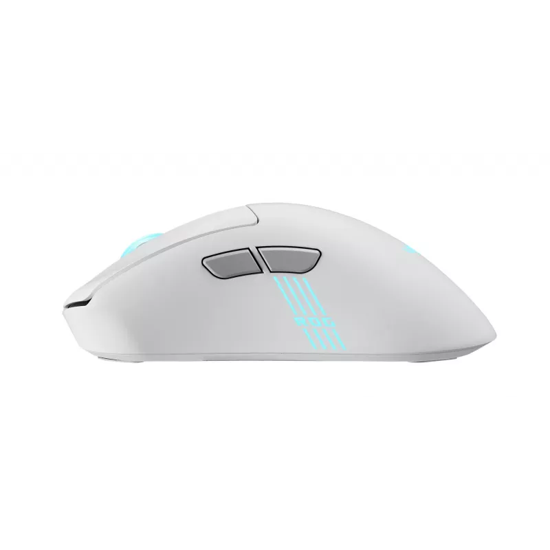 ASUS ROG Keris II Origin WHT mouse Gaming Right-hand RF Wireless + Bluetooth + USB Type-A Optical 42000 DPI