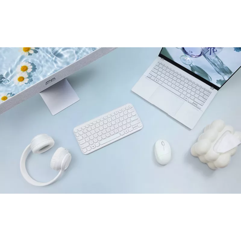 ASUS Fragrance MD101 mouse Home Ambidextrous RF Wireless + Bluetooth Optical 2400 DPI