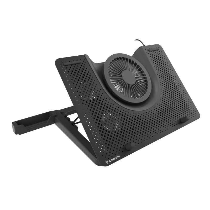 GENESIS Oxid 550 laptop cooling pad 43.9 cm (17.3 inch) 2800 RPM Black