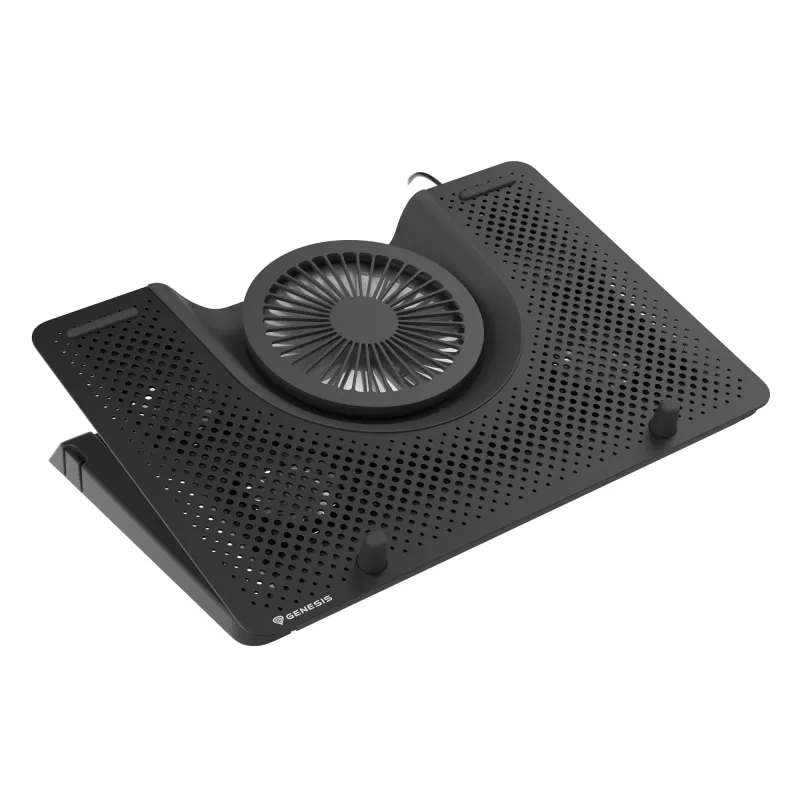 GENESIS Oxid 550 laptop cooling pad 43.9 cm (17.3 inch) 2800 RPM Black