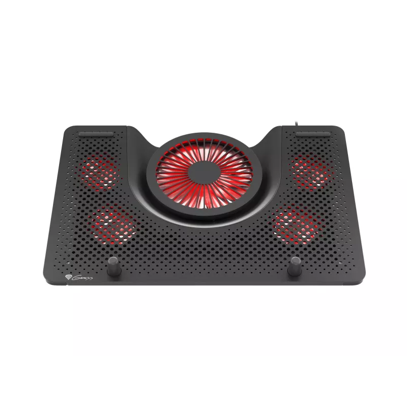 GENESIS Oxid 550 laptop cooling pad 43.9 cm (17.3 inch) 2800 RPM Black