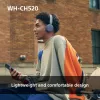 Sony WHCH520Y.CE7, Wireless, Calls/Music, 20 - 20000 Hz, 147 g, Headset, Yellow