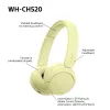 Sony WHCH520Y.CE7, Wireless, Calls/Music, 20 - 20000 Hz, 147 g, Headset, Yellow