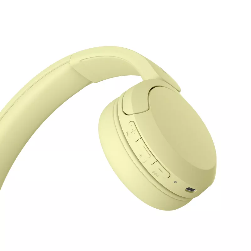 Sony WHCH520Y.CE7, Wireless, Calls/Music, 20 - 20000 Hz, 147 g, Headset, Yellow