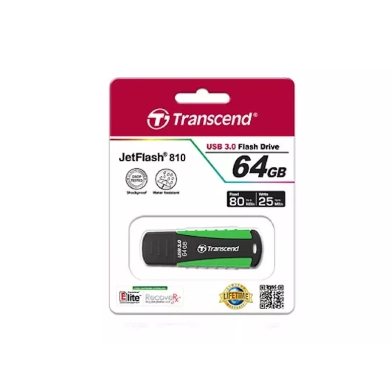 USB Flash Drive Transcend 64GB USB Type-A 3.2 Gen 1 JetFlash 810