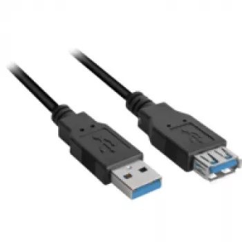 SHARKOON USB Cable - 2xUSB3.0-a USB 3.2 Gen 1 (3.1 Gen 1) USB A - 1m