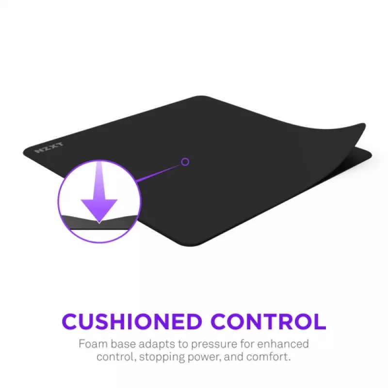 NZXT Zone Elite Mousepad - Large - 400x400mm - Black