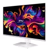MSI MPG 321URXWDE QD-OLED computer monitor 80 cm (31.5 inch) 3840 x 2160 pixels 4K Ultra HD White