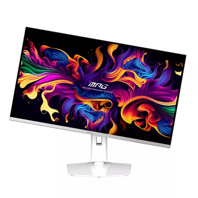MSI MPG 321URXWDE QD-OLED computer monitor 80 cm (31.5 inch) 3840 x 2160 pixels 4K Ultra HD White