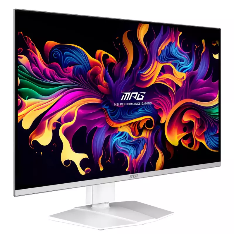 MSI MPG 321URXWDE QD-OLED computer monitor 80 cm (31.5 inch) 3840 x 2160 pixels 4K Ultra HD White