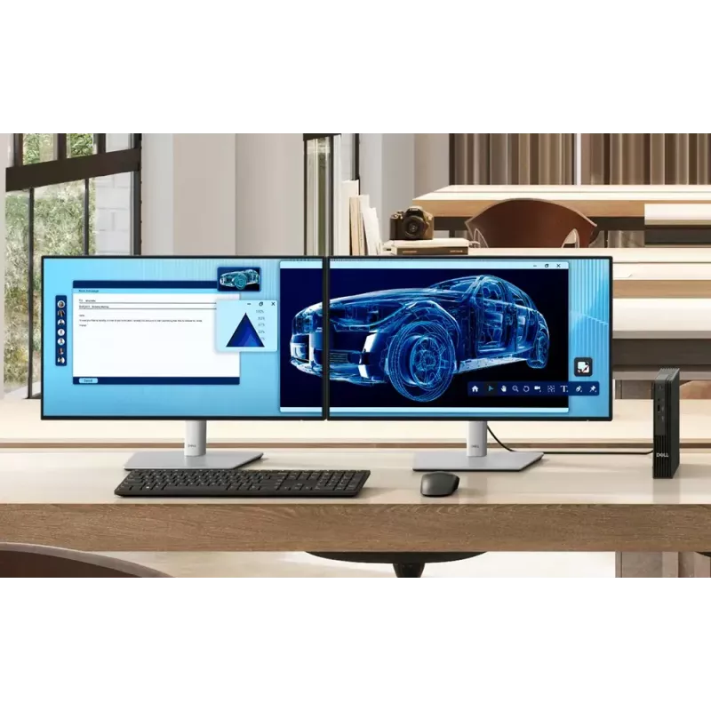 DELL Pro QBM1250 Plus Intel Core Ultra 7 265 16 GB DDR5-SDRAM 512 GB SSD Windows 11 Pro Micro PC Mini PC Black
