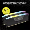 CORSAIR Memory 32GB DDR5 (2x16gb) Dram 6400mt/s CL36 Memory Kit Vengeance RGB - Black