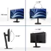 Philips 3000 series 24B2U3301/00 computer monitor 60.5 cm (23.8 inch) 1920 x 1080 pixels Full HD LCD Black