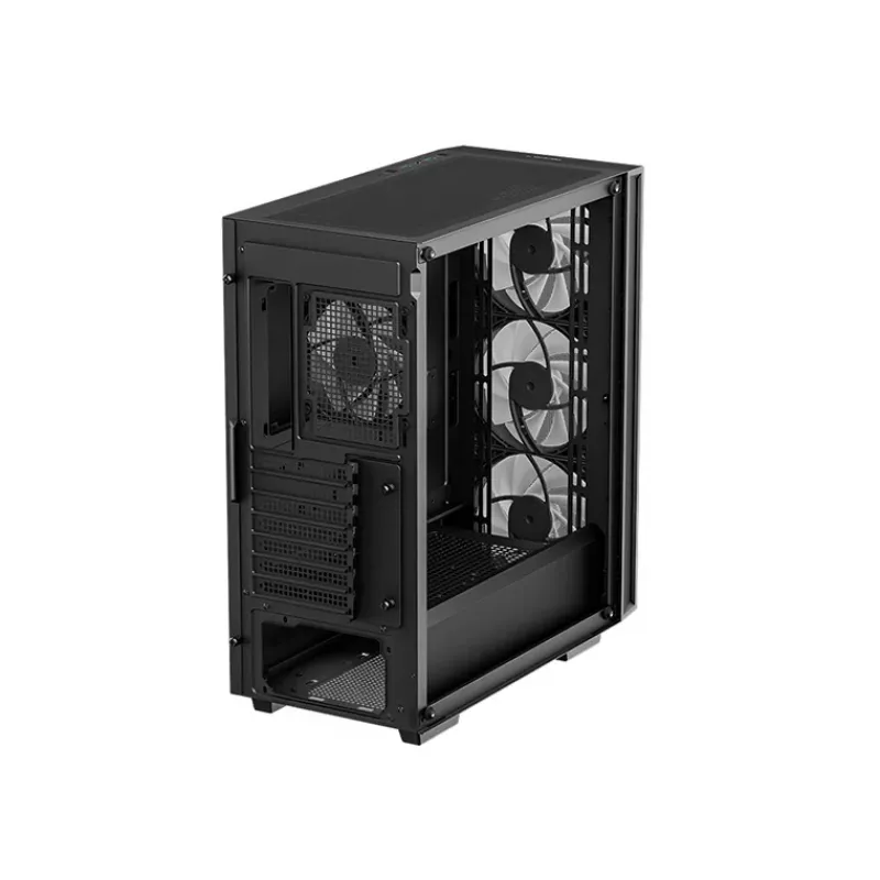 PC Case DeepCool MATREXX 55 MESH V4 C Midi Tower Black — ATX, Tempered Glass, Front Mesh, USB-C