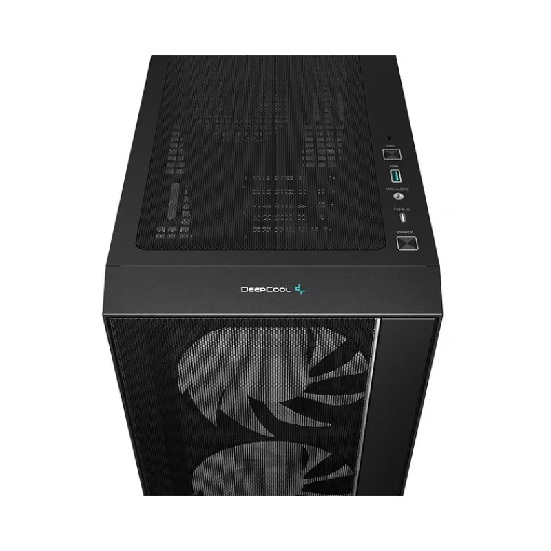 PC Case DeepCool MATREXX 55 MESH V4 C Midi Tower Black — ATX, Tempered Glass, Front Mesh, USB-C