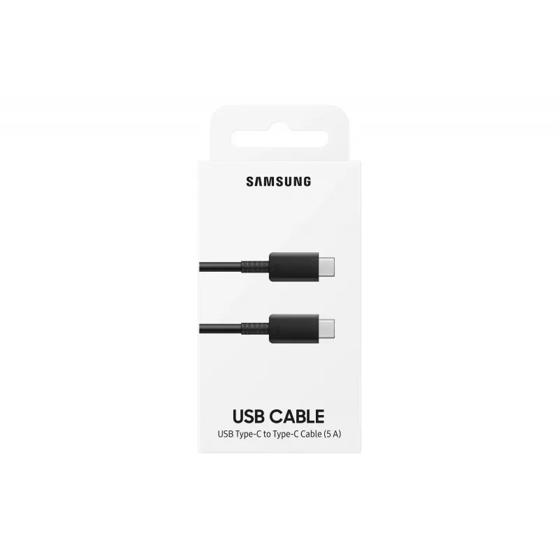 Samsung EP-DN975 - USB-Kabel - USB-C (M) bis USB-C (M) - USB 2.0 - 1 m - USB-Stromversorgung (5A, 100 W) - Schwarz - für Galaxy Note10, Note10+, Note1