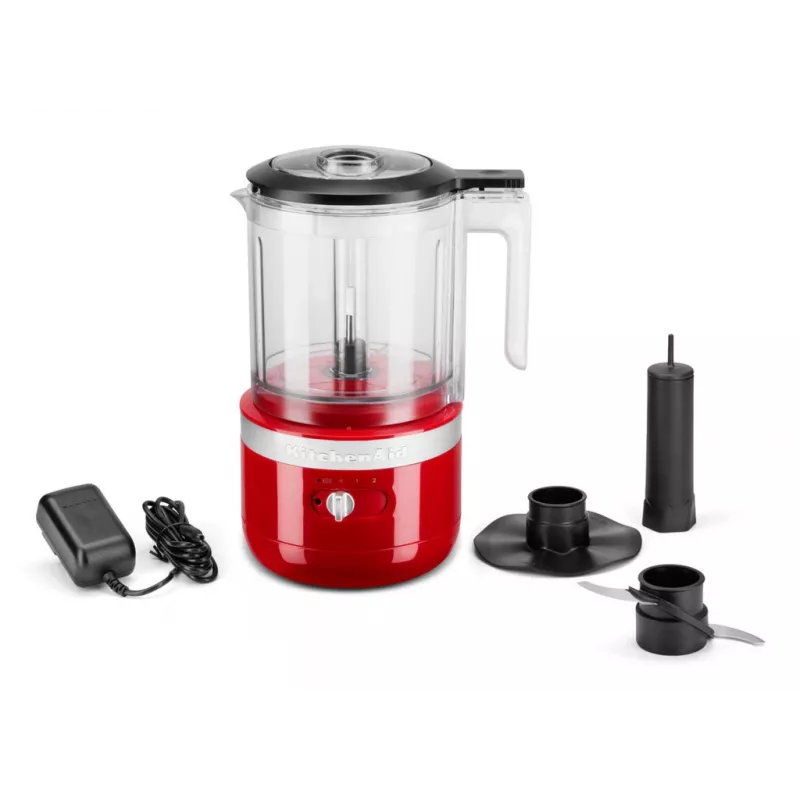 Electric Food Chopper KitchenAid 5KFCB519EER 1.19L 24W Transparent Red