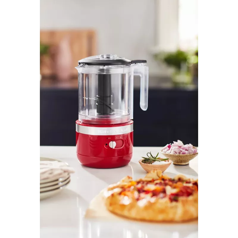 Electric Food Chopper KitchenAid 5KFCB519EER 1.19L 24W Transparent Red