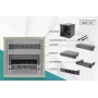DIGITUS 10 inch Network Bundle - 6U Wall-Mount Cabinet, 8-Port Gigabit Switch, CAT6 Patch Panel, PDU, Shelf, 10x S/FTP Patch Cables, Black