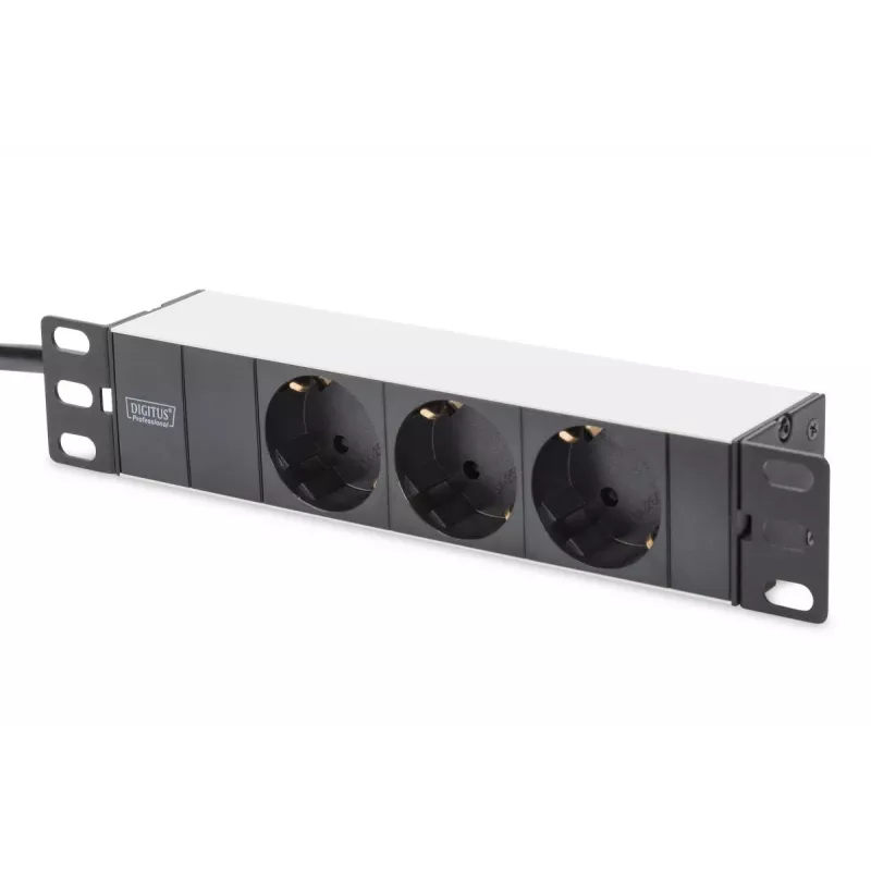 DIGITUS 10 inch Network Bundle Set – 9U Wall-Mount Cabinet, 8-Port Gigabit Switch, CAT6 Patch Panel, PDU, Shelf, 10 Patch Cables, Black