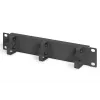 DIGITUS 10 inch Network Set 12U Wall-Mount Cabinet with Patch Panel, Switch, Shelf, Power Strip, Cable Management - Black (DN-10-SET-3-B)