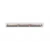 DIGITUS Patch Panel, CAT6A shielded, 1U, 24-port, 8P8C, bl RAL 9005, 483