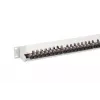 DIGITUS Patch Panel, CAT6A shielded, 1U, 24-port, 8P8C, bl RAL 9005, 483