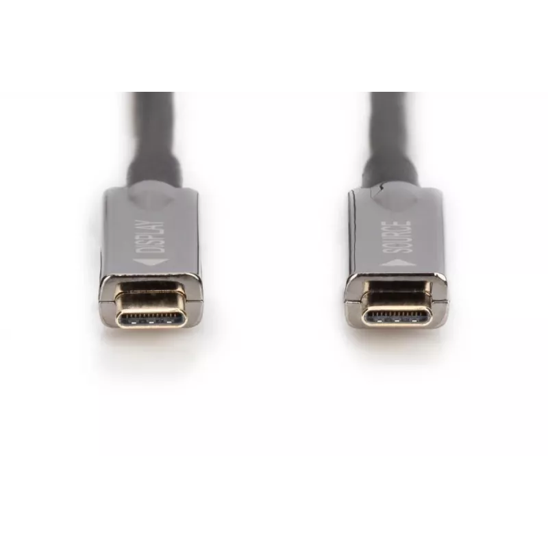 DIGITUS USB Type-C - USB Type-C AOC Hybrid FO cable 4K@60Hz USB 3.1 SPEC 20m
