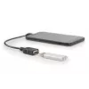 DIGITUS USB 2.0 adpter cable, OTG, type micro B - A M/F, 15cm USB 2.0 conform, right angle Black