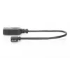 DIGITUS USB 2.0 adpter cable, OTG, type micro B - A M/F, 15cm USB 2.0 conform, right angle Black
