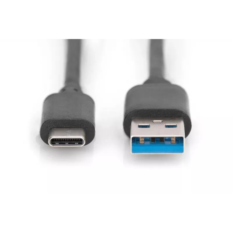 DIGITUS DIGITUS USB Type-C connection cable, type C to A M/M, 1m Super Speed black