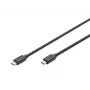 DIGITUS USB Type-C connection cable, type C to C M/M, 1m Gen2 black (AK-300139-010-S)