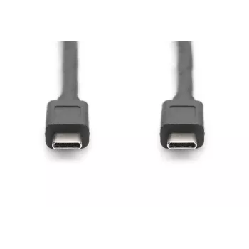 DIGITUS USB Type-C connection cable, type C to C M/M, 1m Gen2 black (AK-300139-010-S)