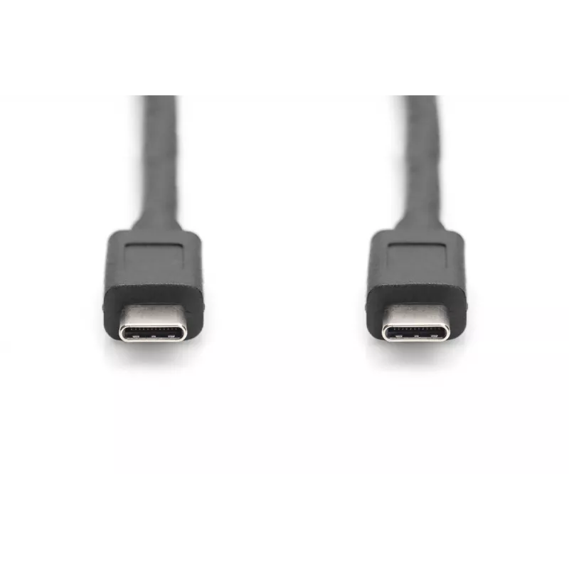 DIGITUS USB Type-C connection cable, type C to C M/M, 1m Gen2 black (AK-300139-010-S)