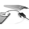 DIGITUS USB Type-C Splitter cable, type C - 3.5mm+type C M/F/F, 20cm Black